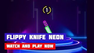 Flippy Knife Neon · Game · Gameplay [upl. by Iharas]