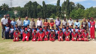 52 KVS NATIONAL SPORTS MEET 202324 CRICKET U14 BOYS JABALPUR WON AGAINST AHMEDABAD [upl. by Gladi766]