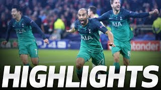 LUCAS MOURAS INCREDIBLE HATTRICK  HIGHLIGHTS  Ajax 23 Spurs UEFA Champions League semifinal [upl. by Elvie]