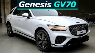 New 2022 Genesis GV70 SUV Review quotThe Best Looking SUV You Can Buyquot [upl. by Imhskal992]