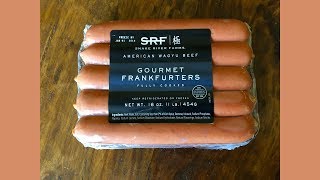 Review Snake River Farms Gourmet Frankfurters  TVWB  virtualweberbulletcom [upl. by Lauree]