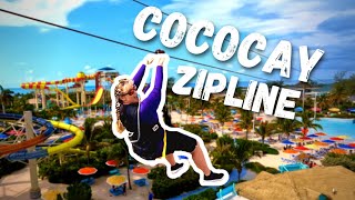 COCOCAY ZIPLINE ACROSS ROYAL CARIBBEAN’S PRIVATE ISLAND [upl. by Zink]