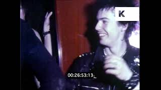 Sid Vicious Partying Backstage London Late 1970s  Don Letts  Premium Footage [upl. by Nuahsal]