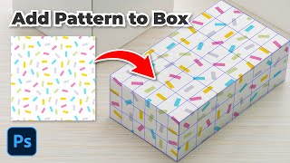 Add Pattern to Box using Vanishing Point Photoshop [upl. by Defant]