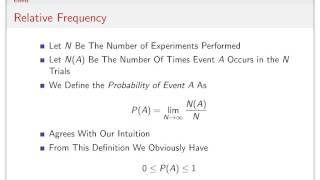 Fundamentals of Probability Theory 212 Events [upl. by Ssilem]