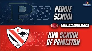 The Hun School of Princeton vs Peddie Football [upl. by Aniez]