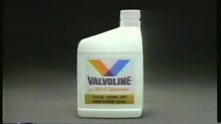 Valvoline Motor Oil 1991 Commercial [upl. by Aihsatan77]