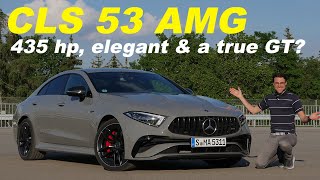 2022 Mercedes CLS 53 AMG facelift driving REVIEW  the best Benz GT [upl. by Ettennek]