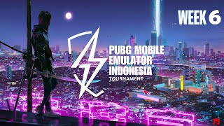 TOURNAMENT PMEI WEEK 6  PUBG MOBILE [upl. by Mari]