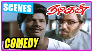 Nadigan Tamil Movie  Comedy Scenes  Sathyaraj  Goundamani  Manorama  Kushboo [upl. by Dagley]