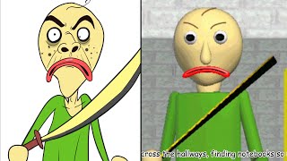 Baldis Basics in Behavior Drawing Meme  Funny Baldis Basics [upl. by Cadell]