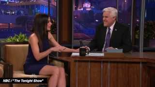 Sandra Bullock Gives Jay Leno Tearful Goodbye On Tonight Show [upl. by Damal]