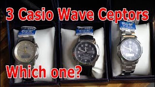 3 Casio Wave Ceptors Which one should I keep [upl. by Orsino]