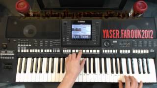 تعليم الاورج  عزف  خواطر  تعليم الاورج  ياسر درويشة  YAMAHA PSR A3000 [upl. by Krakow118]