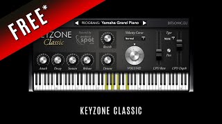 Keyzone Classic • Bitsonic • All 5 Factory Presets • Free VST • Piano Sounds Patches Playthrough [upl. by Yrrehs]