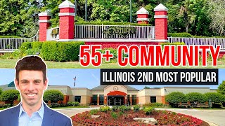 Discover CARILLON in PLAINFIELD ILLINOIS  Gated 55 Community FULL VLOG TOUR [upl. by Anawad190]