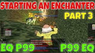 EverQuest Project 1999 Starting an Enchanter Part 3  EQ P99 getting bags and spells steamfont green [upl. by Prader948]