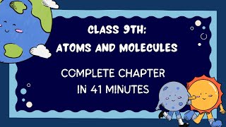 CBSE Class 9 Science  Atoms and Molecules [upl. by Sholley886]