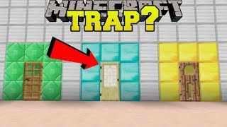 Minecraft WHICH DOOR IS A TRAP  CRACK THE FAKES  Custom Map 1 [upl. by Wein]