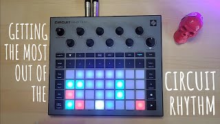 Key features for making an entire samplebased electronic EP on the Novation Circuit Rhythm [upl. by Enelime]