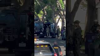 Double Homicide Suspect Found Dead After Long Beach Standoff with SWAT [upl. by Mart441]