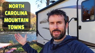 Exploring the BEST Mountain Towns in North Carolina Five Day RV Camping Trip [upl. by Benildis811]