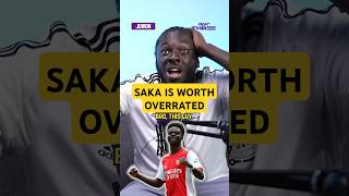 SAKA is OVERRATED and heres why 😡 shorts football soccer arsenal [upl. by Nimrahc]