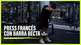 PRESS FRANCÉS CON BARRA RECTA [upl. by Budde]