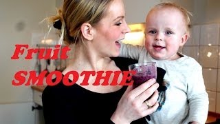 Fruit Smoothie Maken  Fruit Smoothie met extra bouwstoffen [upl. by Haropizt]