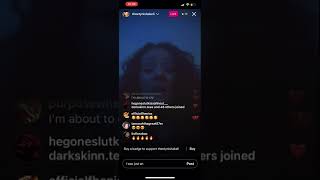 I got Tynisha Keli to sing “I wish you loved me” 🎶 on Instagram live SHE STILL GOT AN AMAZING VOICE [upl. by Esidnak]