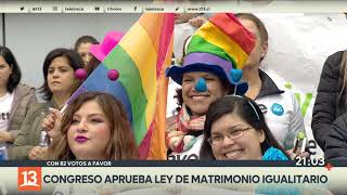 Chile aprueba el Matrimonio Igualitario [upl. by Mercie]