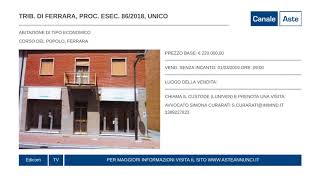 Aste Giudiziarie del Tribunale di Ferrara  Aste Annunci  Puntata 185 [upl. by Enidualc201]