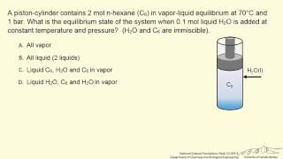 Add Water to Hexane at Constant Pressure Interactive [upl. by Cobby]