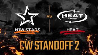 CW CLÃ N1W STARS x CLÃ HEAT ESPORTS  MAPA SANDSTONE  STANDOFF 2  3° JOGO [upl. by Aihsyla]