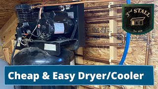 DIY Cheap Air Compressor DryerCooler  Feedback after a year of use [upl. by Eberta]