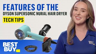 Using the Dyson Supersonic Nural Hair Dryer  Tech Tips from Best Buy [upl. by Meingoldas]