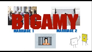 BIGAMY  What are the consequences of entering into second marriage [upl. by Nnyllatsyrc]