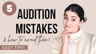 5 Audition MISTAKES amp How to AVOID Them  Ballet amp Dance Tips  Kathryn Morgan [upl. by Gettings]