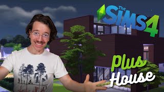 PLUS Shape House  The Sims 4 Speed Build [upl. by Davide]