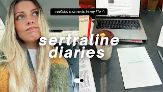 sertraline diaries for anxiety  overwhelmed but trying to thrive [upl. by Quinby]