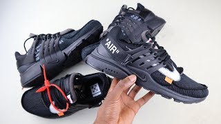 Real vs Replica Off White Nike Air Presto  How to spot fake Nike Prestos [upl. by Macdougall217]