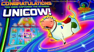 UNICOW LIVE JOURNEY To Planet Moolah CASINO SLOTS 100 FREE GAMES BIG WIN [upl. by Curhan408]