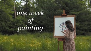 I painted everyday for one week [upl. by Selinski]