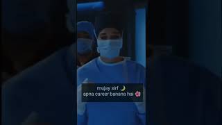 🫀📚🩺💯mujhe sirf apna career babana h doctor motivation video whats status best shorts video [upl. by Yancey]