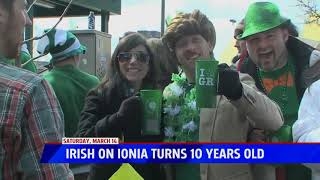 Irish on Ionia celebrating its 10th anniversary in Grand Rapids [upl. by Ellehsim]