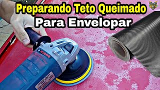 Como Preparar o Teto Queimado para Envelopar [upl. by Ailalue]