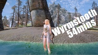 Skyrim Ultrawide  Unedited Gameplay and last Wyrmstooth visit [upl. by Nick]