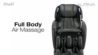 Osaki OSPro ALPINA Ltrack Massage CHAIR [upl. by Ttehc111]