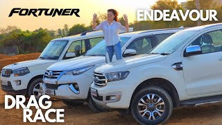 Endeavour VS Fortuner  DRAG RACE [upl. by Nodyl639]