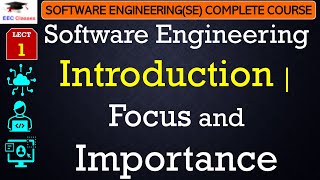 L1 Software Engineering Introduction  Focus and Importance  Software Engineering Lectures Hindi [upl. by Hayouqes115]